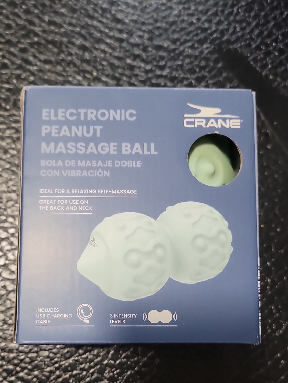 Crane Seafoam Green Electronic Peanut Massage Ball